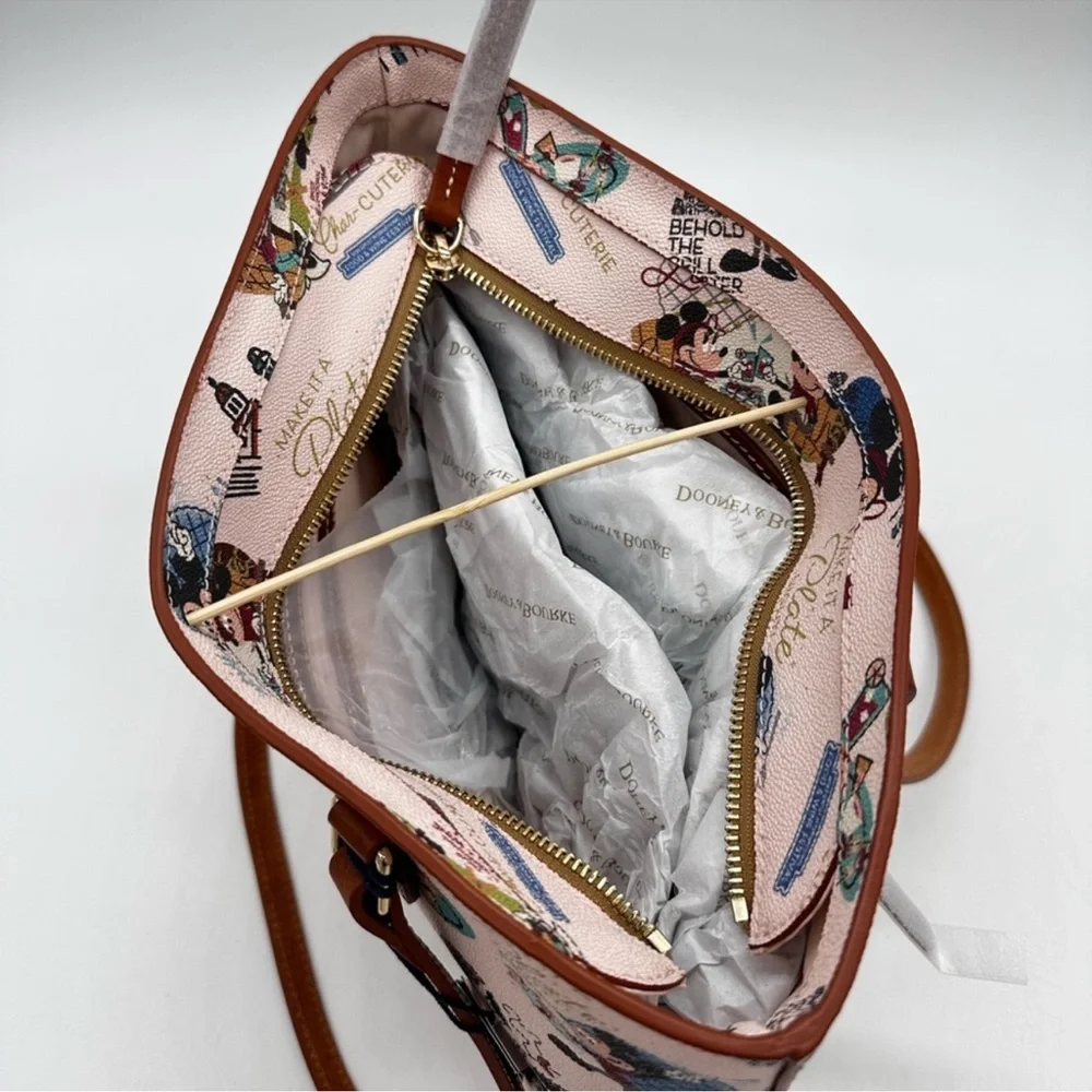 Mickey and Minnie Mouse Dooney & Bourke Tote Bag - Picture 7 of 12